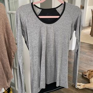 Nike Dri-fit Top - Black/Grey